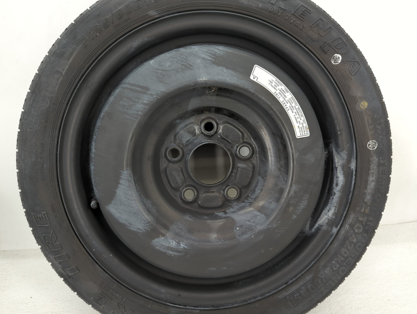 2019 Honda Civic Spare Donut Tire Wheel Rim Oem - Oemusedautoparts1.com