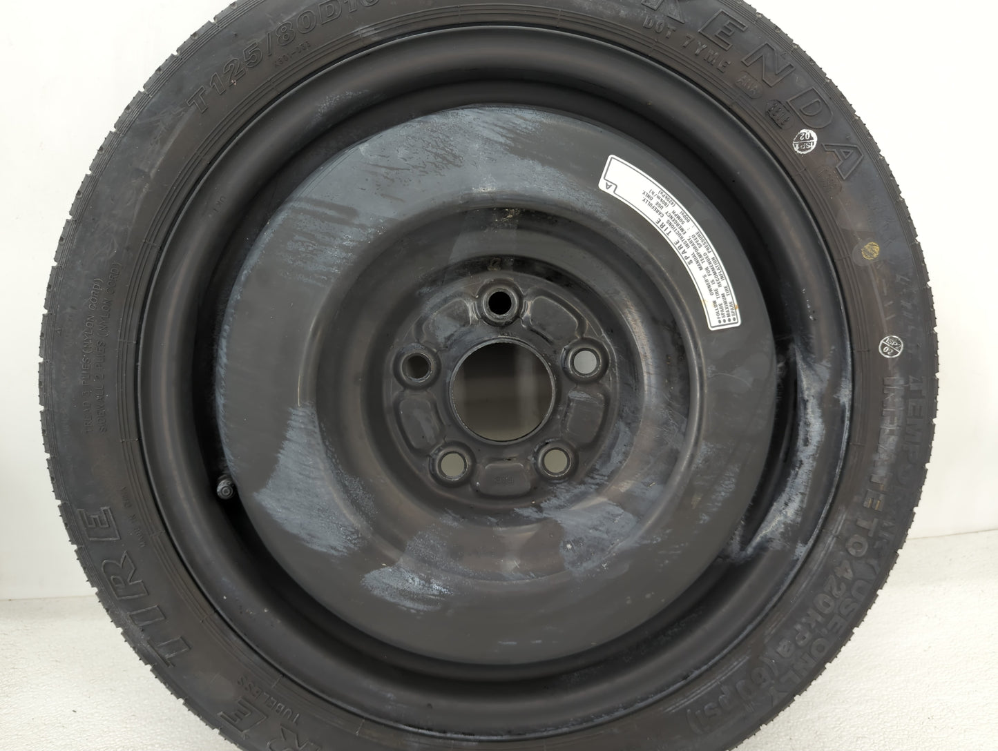 2019 Honda Civic Spare Donut Tire Wheel Rim Oem - Oemusedautoparts1.com