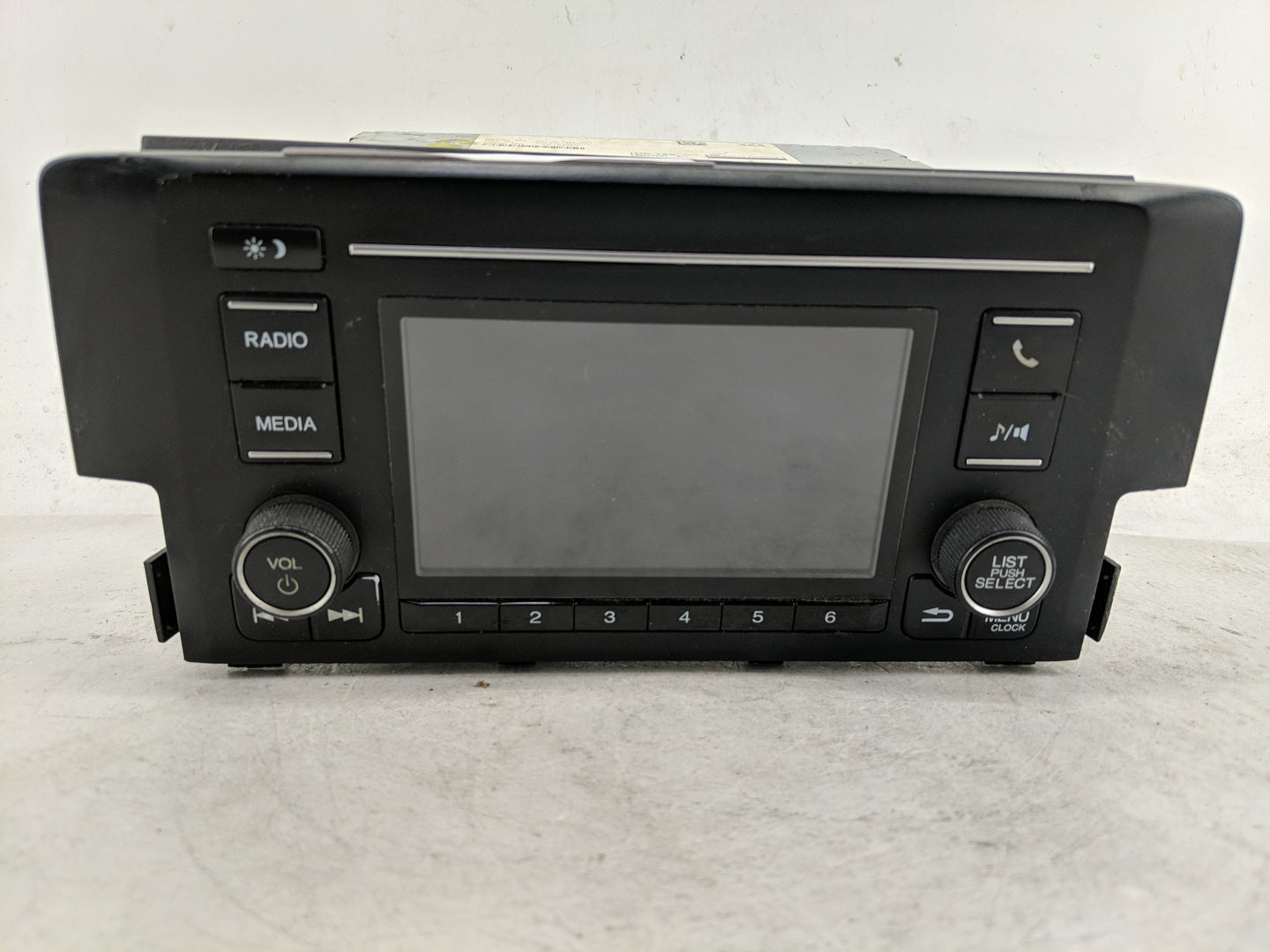2019-2021 Honda Civic Radio AM FM Cd Player Receiver Replacement P/N:39100-TBA-A41 Fits Fits 2019 2020 2021 OEM Used Auto Pa