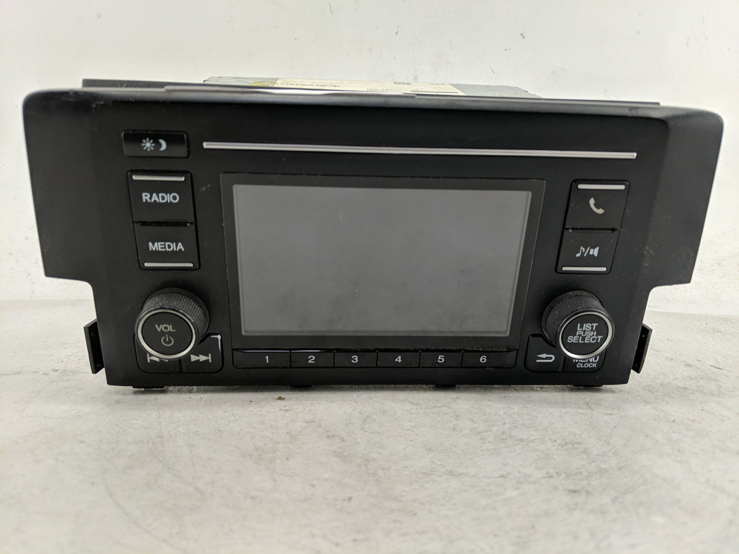 2019-2021 Honda Civic Radio AM FM Cd Player Receiver Replacement P/N:39100-TBA-A41 Fits Fits 2019 2020 2021 OEM Used Auto Pa