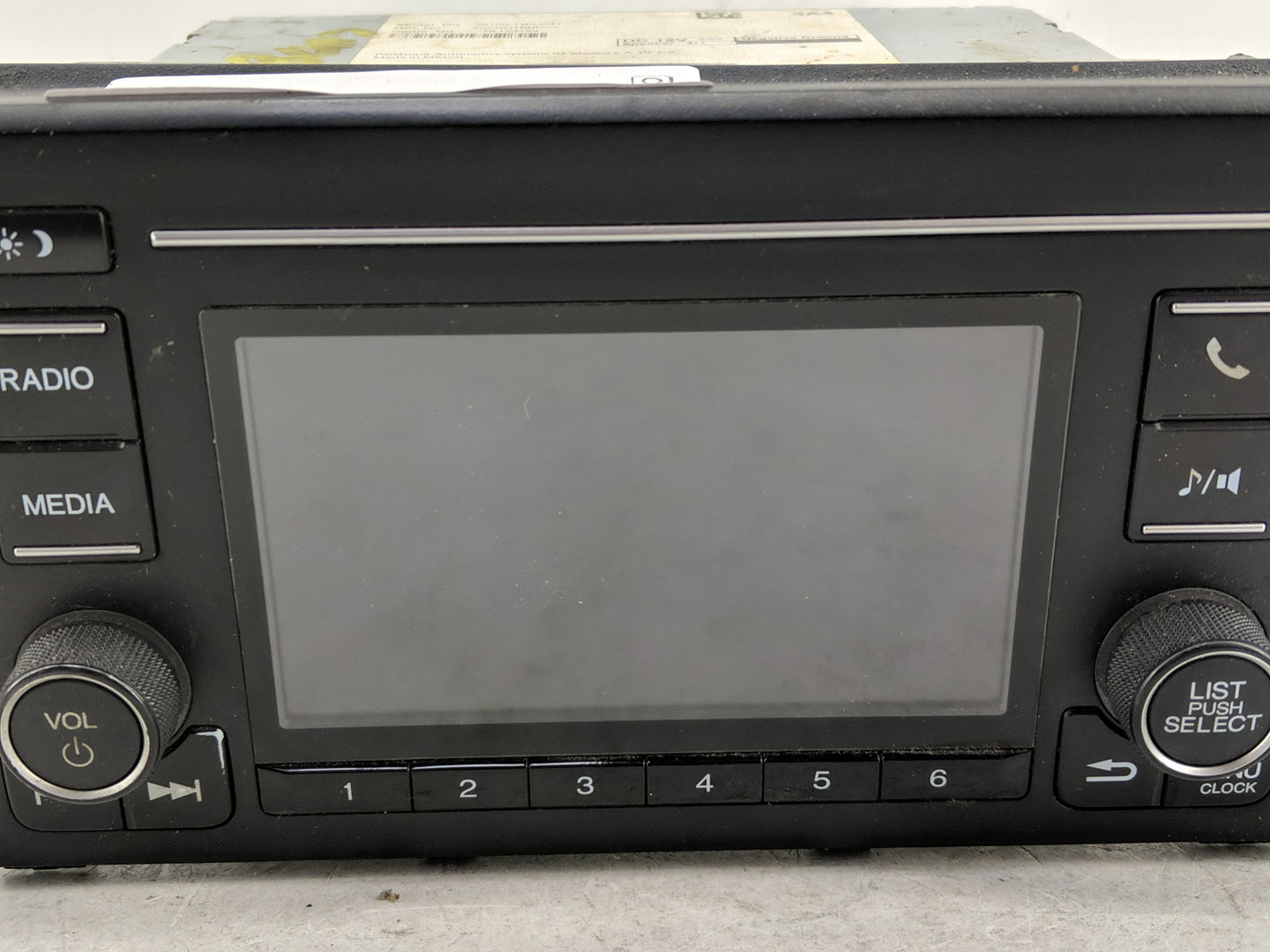 2019-2021 Honda Civic Radio AM FM Cd Player Receiver Replacement P/N:39100-TBA-A41 Fits Fits 2019 2020 2021 OEM Used Auto Pa