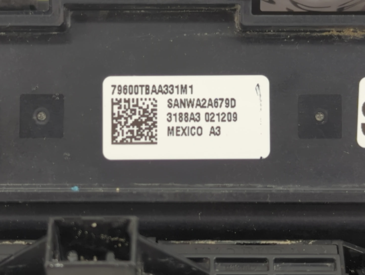 2019-2021 Honda Civic Climate Control Module Temperature AC/Heater Replacement P/N:79600TBAA331M1 Fits Fits 2019 2020 2021 O
