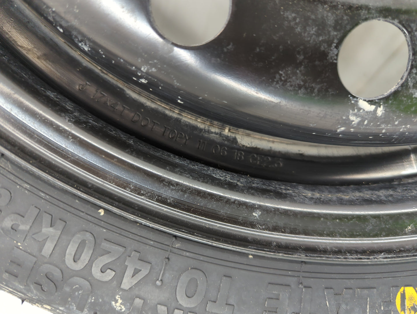 2016-2021 Honda Civic Spare Donut Tire Wheel Rim Oem - Oemusedautoparts1.com