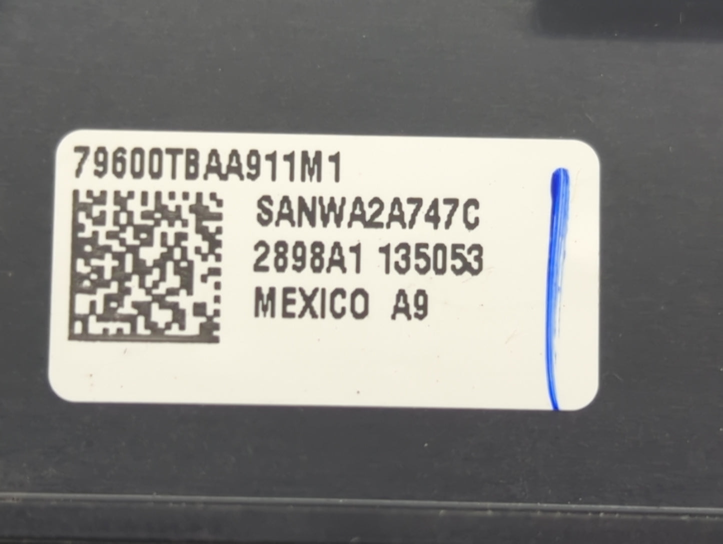 2019-2021 Honda Civic Climate Control Module Temperature AC/Heater Replacement P/N:79600TBAA911M1 Fits Fits 2019 2020 2021 O