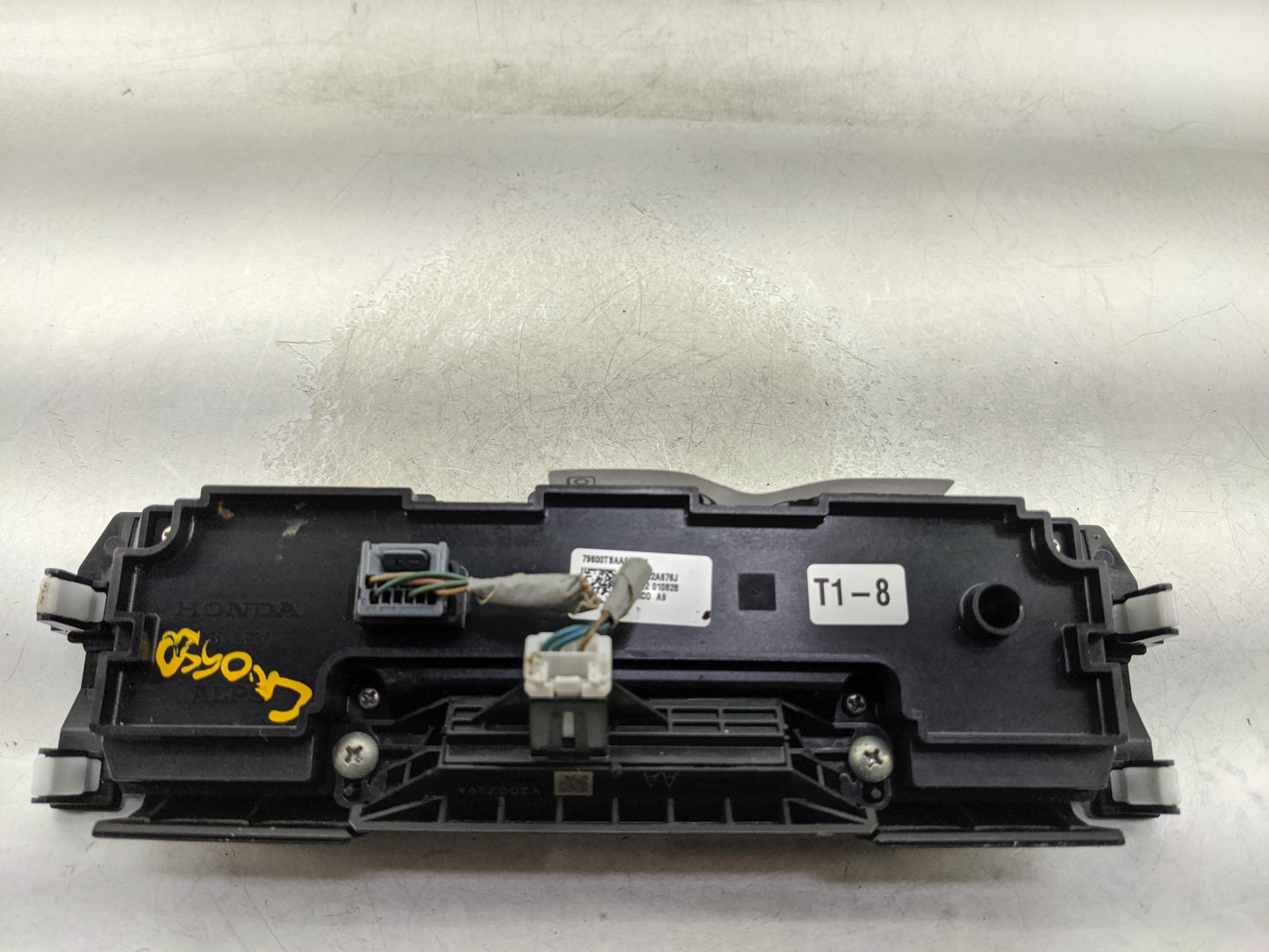 2016-2021 Honda Civic Climate Control Module Temperature AC/Heater Replacement P/N:T9500TBAA912M1 Fits OEM Used Auto Parts -