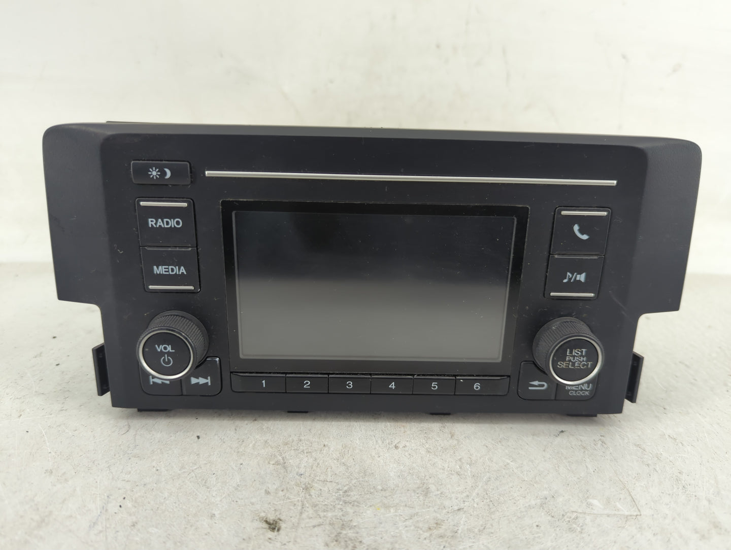 2019-2021 Honda Civic Radio AM FM Cd Player Receiver Replacement P/N:39100-TBA-A41 Fits Fits 2019 2020 2021 OEM Used Auto Pa