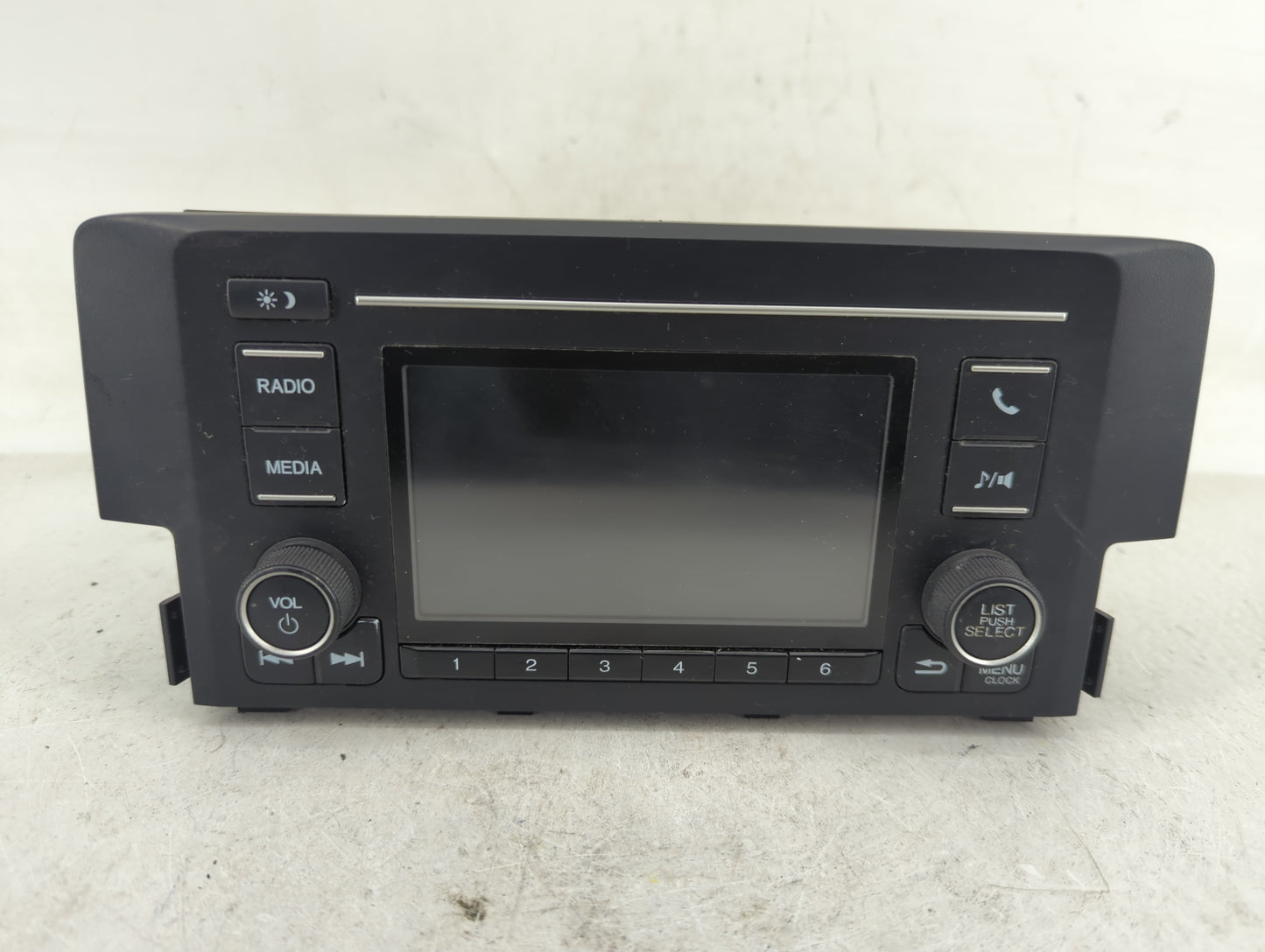 2019-2021 Honda Civic Radio AM FM Cd Player Receiver Replacement P/N:39100-TBA-A41 Fits Fits 2019 2020 2021 OEM Used Auto Pa