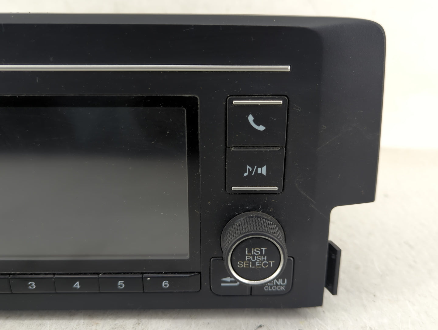 2019-2021 Honda Civic Radio AM FM Cd Player Receiver Replacement P/N:39100-TBA-A41 Fits Fits 2019 2020 2021 OEM Used Auto Pa
