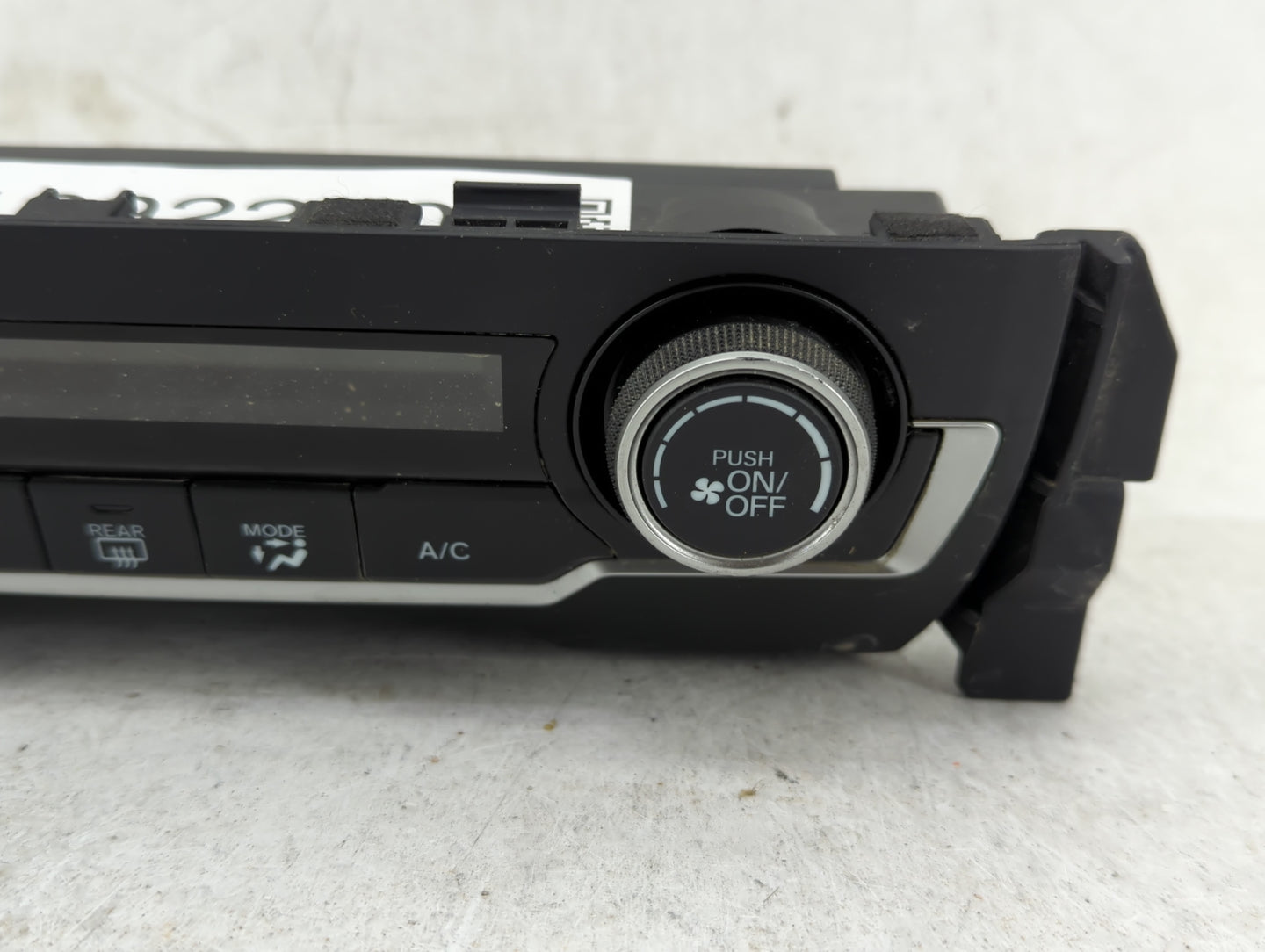 2016-2021 Honda Civic Climate Control Module Temperature AC/Heater Replacement P/N:79600TBAA12M1 Fits OEM Used Auto Parts - 