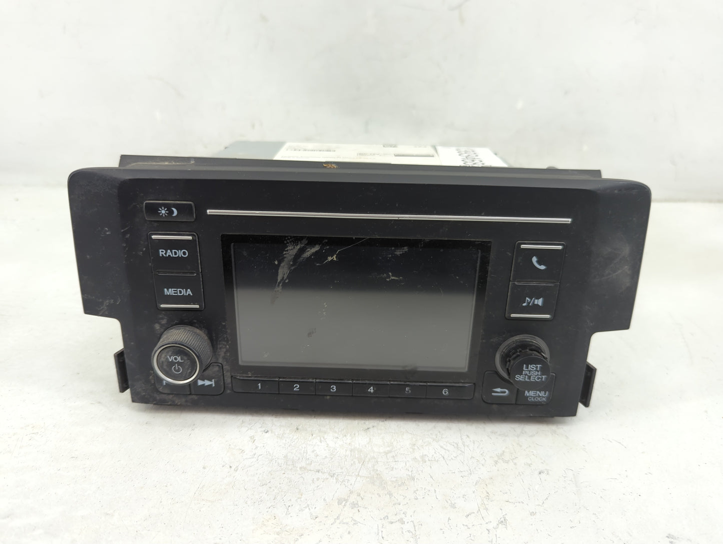 2019-2021 Honda Civic Radio AM FM Cd Player Receiver Replacement P/N:39100-TBA-A41 Fits Fits 2019 2020 2021 OEM Used Auto Pa