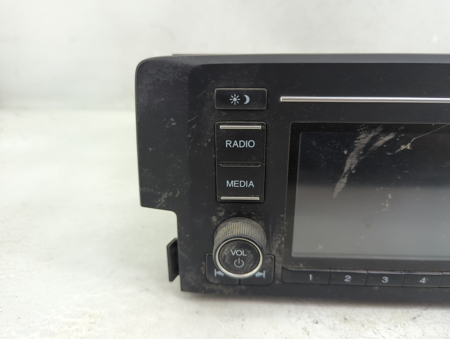 2019-2021 Honda Civic Radio AM FM Cd Player Receiver Replacement P/N:39100-TBA-A41 Fits Fits 2019 2020 2021 OEM Used Auto Pa