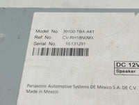 2019-2021 Honda Civic Radio AM FM Cd Player Receiver Replacement P/N:39100-TBA-A41 Fits Fits 2019 2020 2021 OEM Used Auto Pa