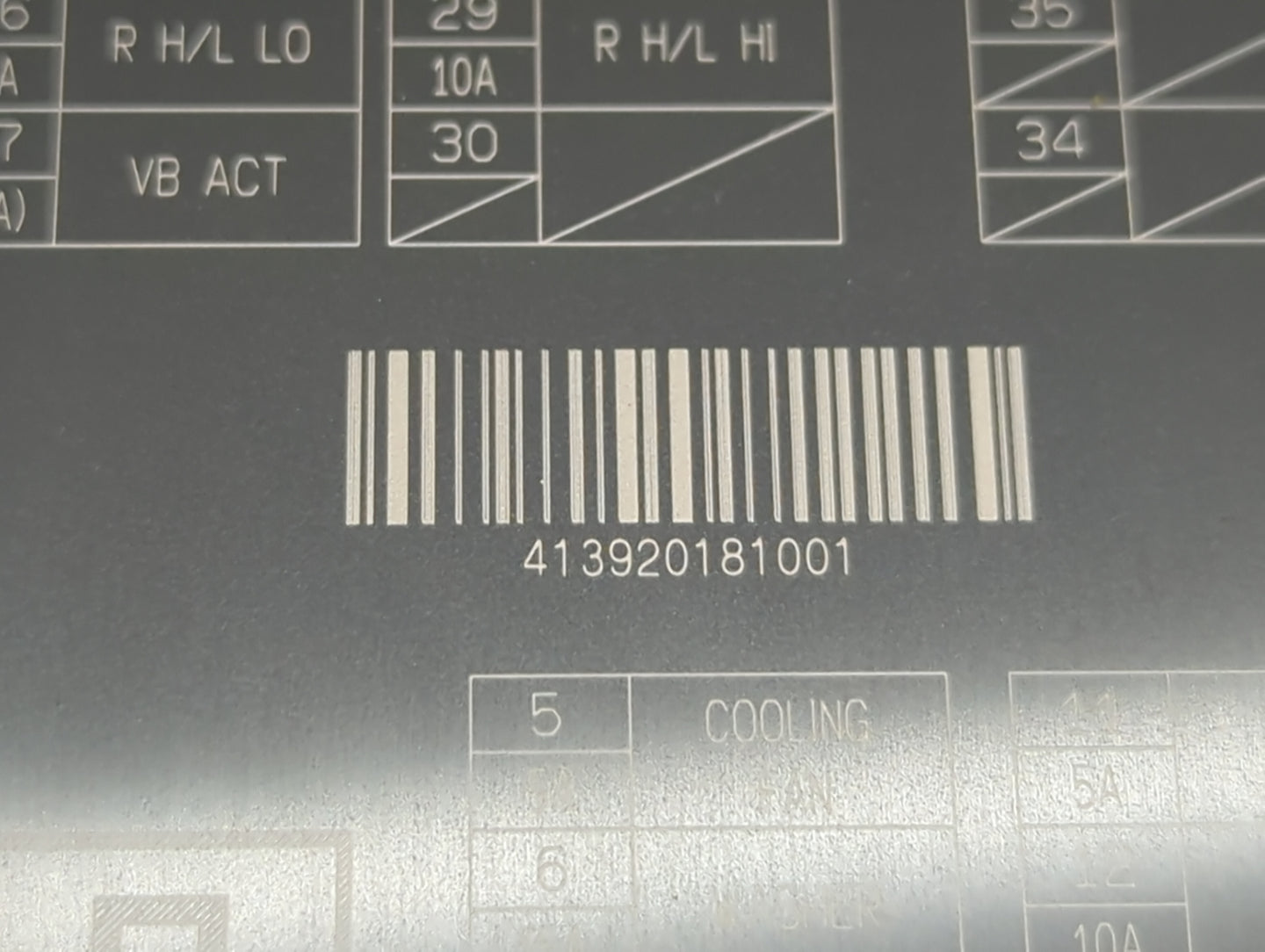 2019-2020 Honda Civic Fusebox Fuse Box Panel Relay Module Fits Fits 2019 2020 OEM Used Auto Parts - Oemusedautoparts1.com