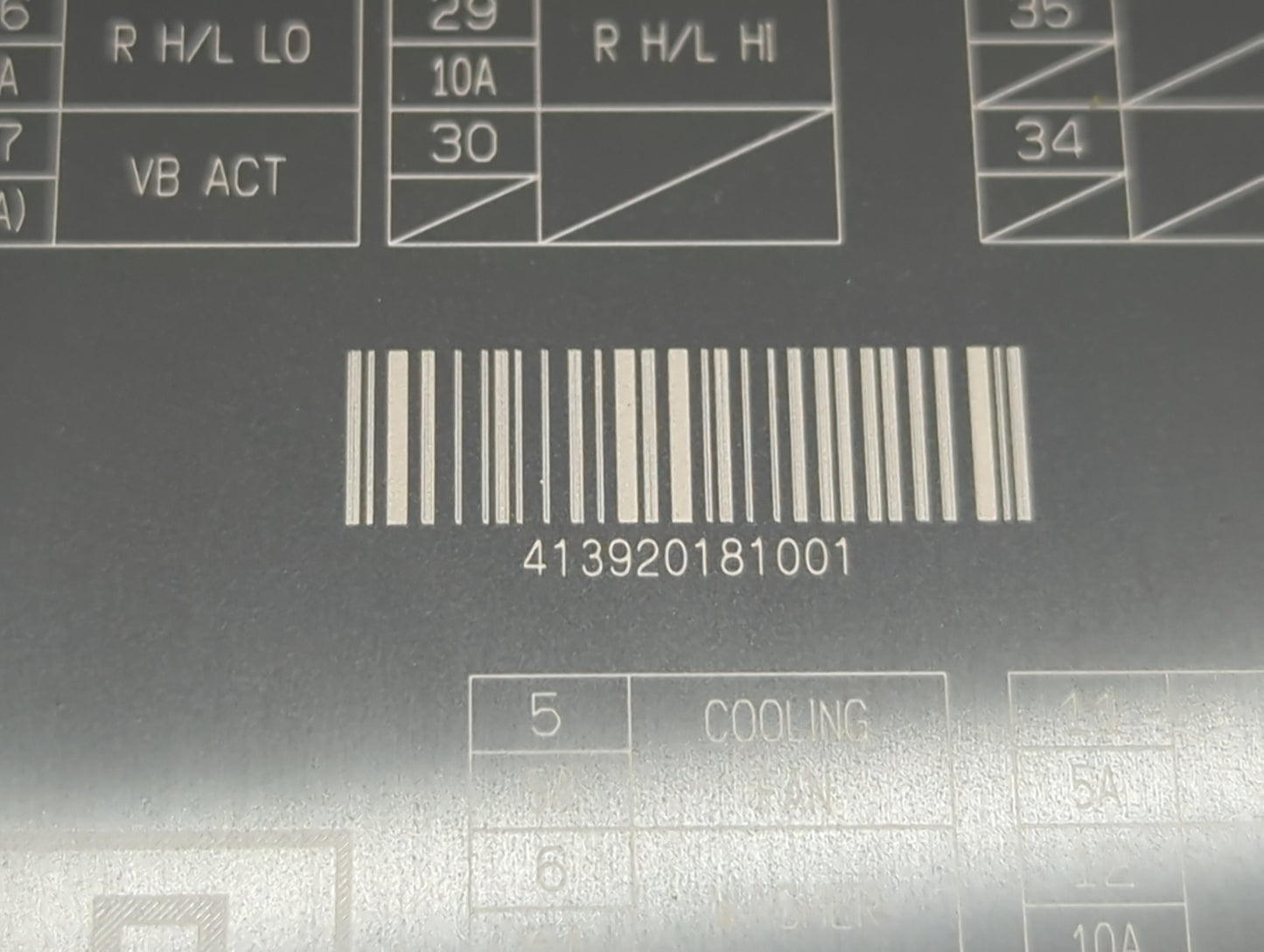 2019-2020 Honda Civic Fusebox Fuse Box Panel Relay Module Fits Fits 2019 2020 OEM Used Auto Parts - Oemusedautoparts1.com
