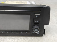 2019-2021 Honda Civic Radio AM FM Cd Player Receiver Replacement P/N:39100-TBA-A41 Fits Fits 2019 2020 2021 OEM Used Auto Pa