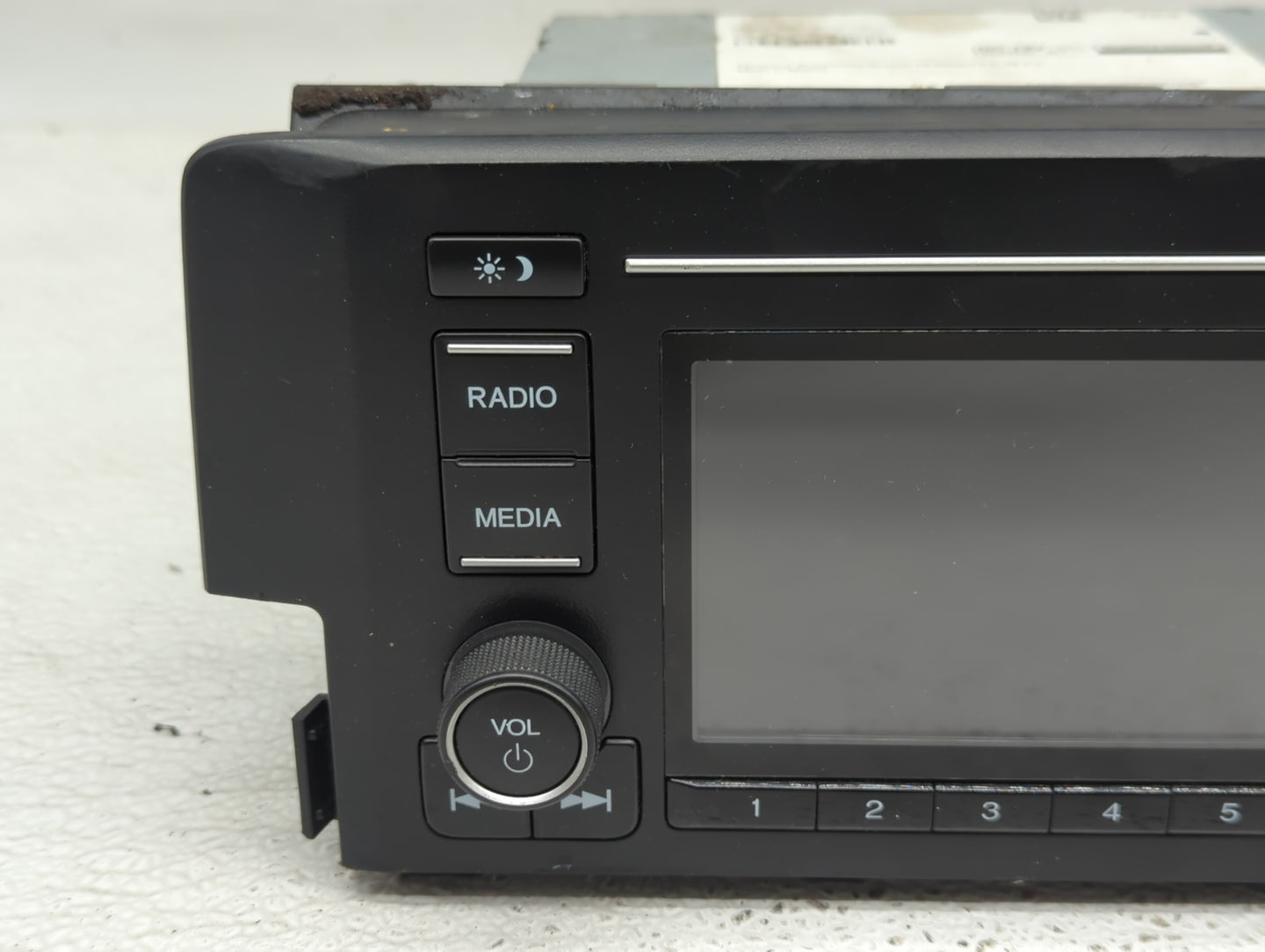 2019-2021 Honda Civic Radio AM FM Cd Player Receiver Replacement P/N:39100-TBA-A41 Fits Fits 2019 2020 2021 OEM Used Auto Pa