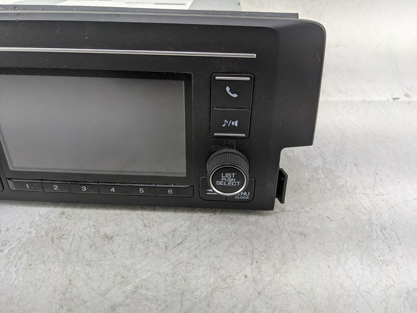 2019-2021 Honda Civic Radio AM FM Cd Player Receiver Replacement P/N:39100-TBA-A41 Fits Fits 2019 2020 2021 OEM Used Auto Pa