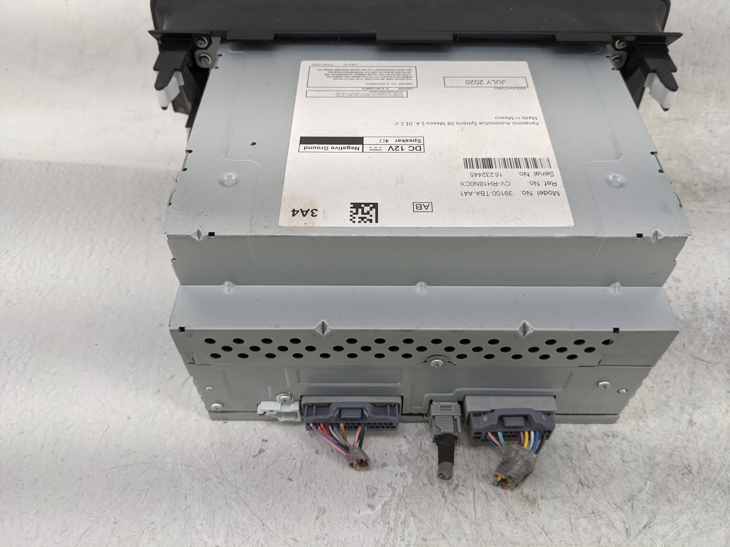 2019-2021 Honda Civic Radio AM FM Cd Player Receiver Replacement P/N:39100-TBA-A41 Fits Fits 2019 2020 2021 OEM Used Auto Pa