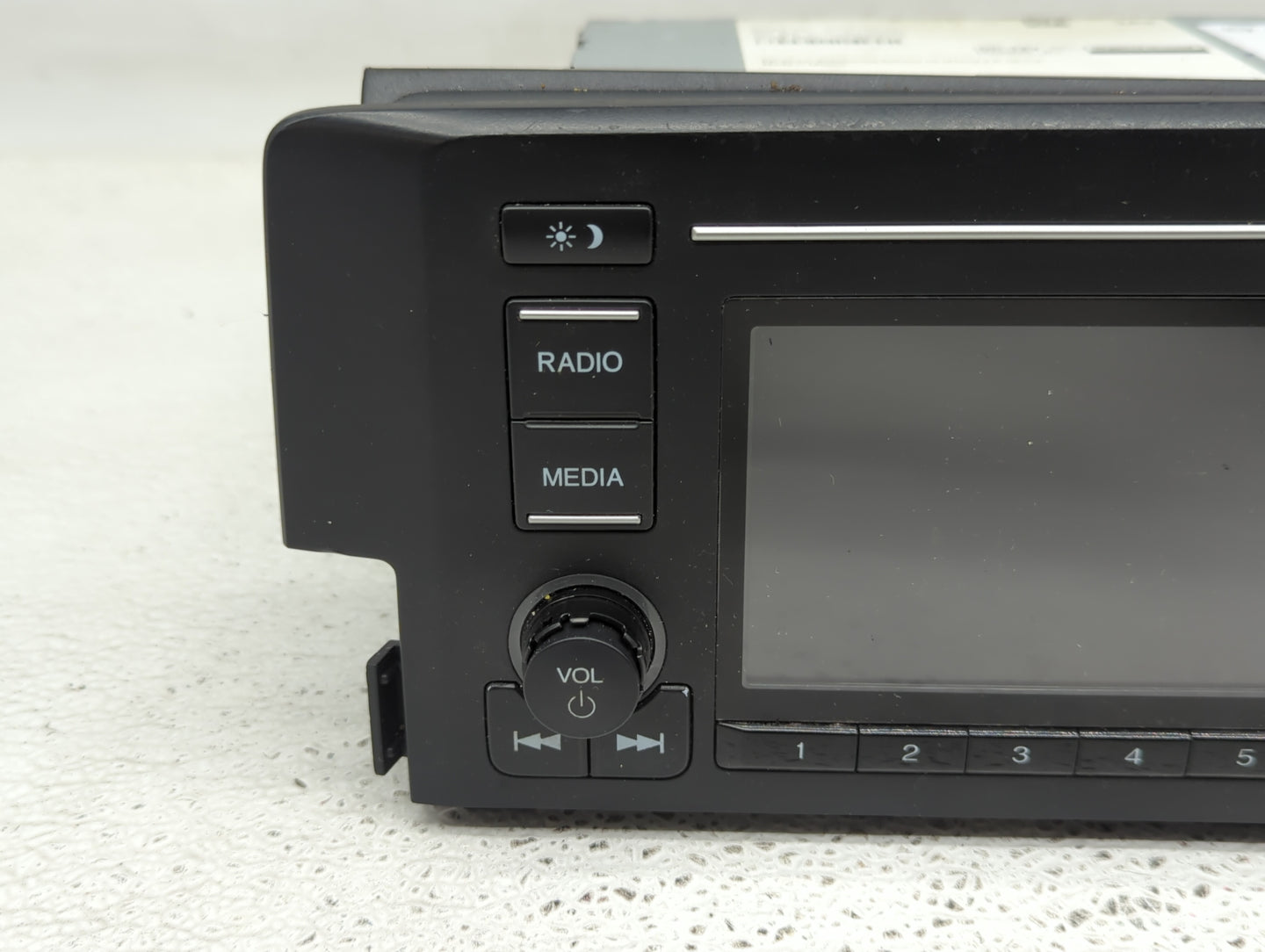 2019-2021 Honda Civic Radio AM FM Cd Player Receiver Replacement P/N:39100-TBA-A41 Fits Fits 2019 2020 2021 OEM Used Auto Pa