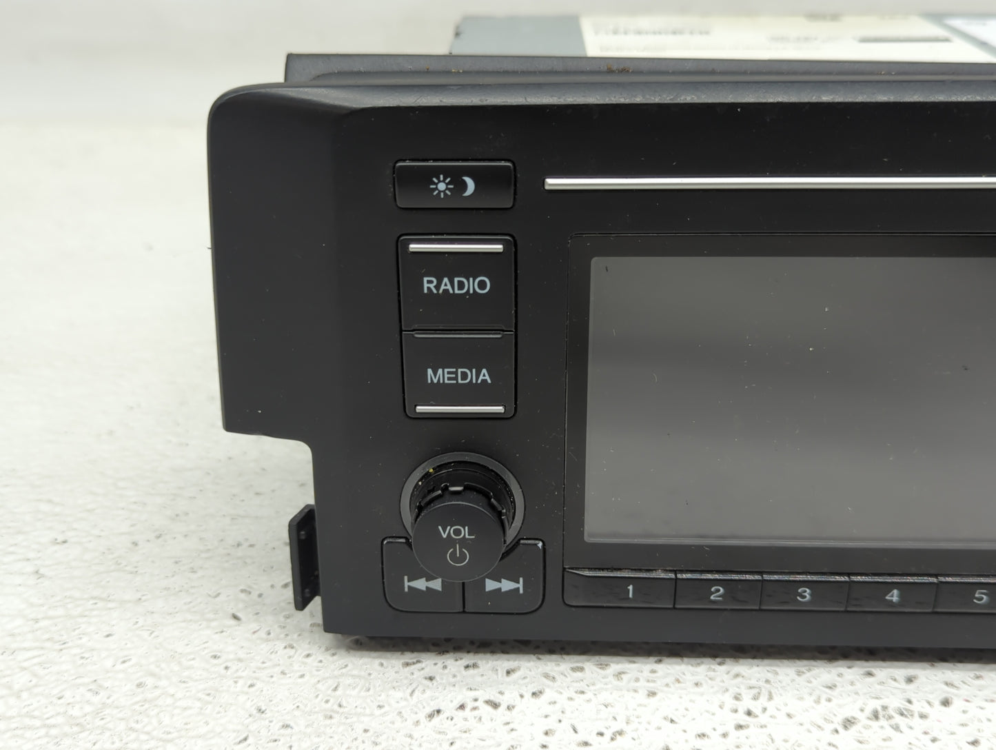 2019-2021 Honda Civic Radio AM FM Cd Player Receiver Replacement P/N:39100-TBA-A41 Fits Fits 2019 2020 2021 OEM Used Auto Pa
