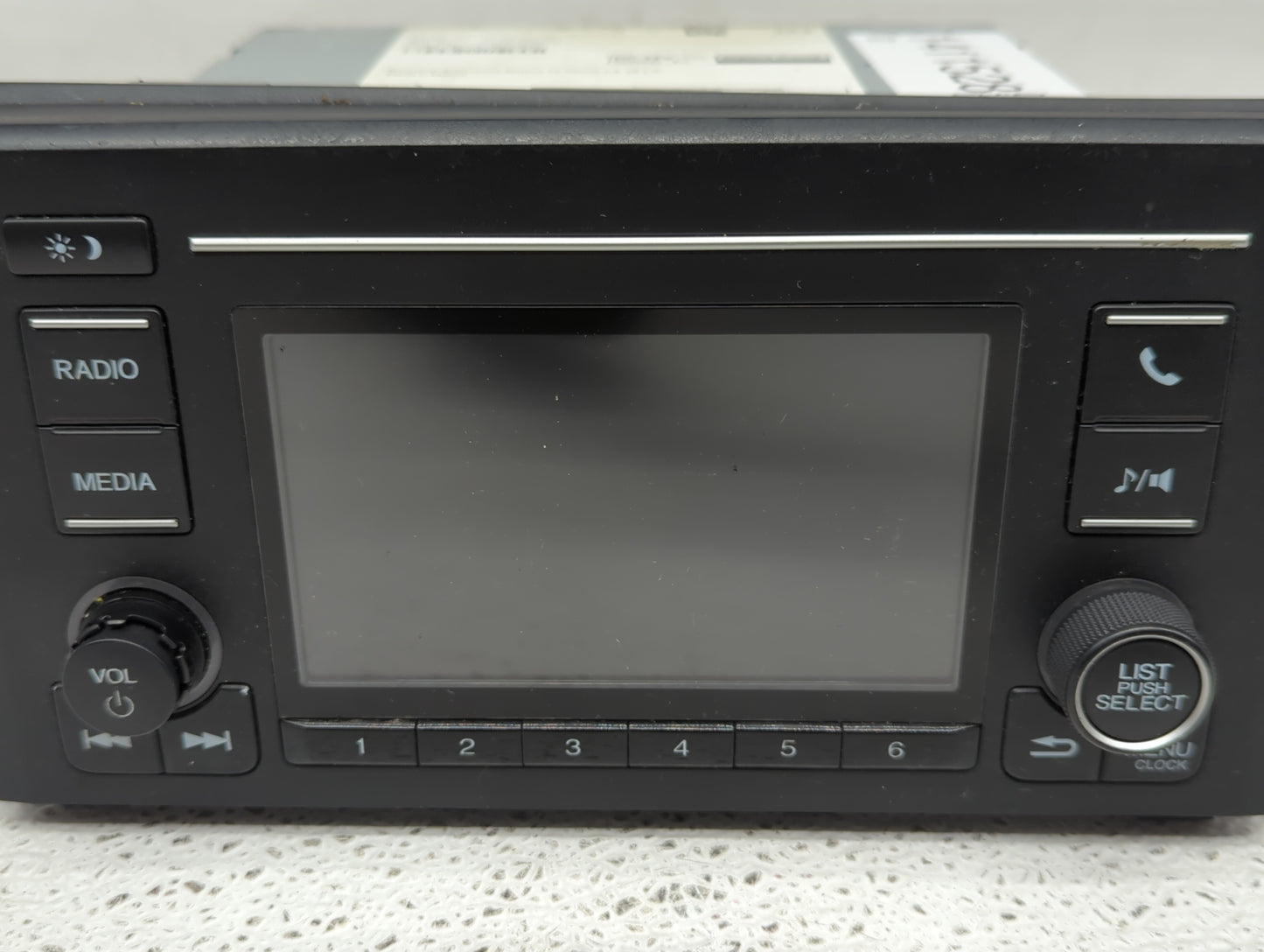 2019-2021 Honda Civic Radio AM FM Cd Player Receiver Replacement P/N:39100-TBA-A41 Fits Fits 2019 2020 2021 OEM Used Auto Pa
