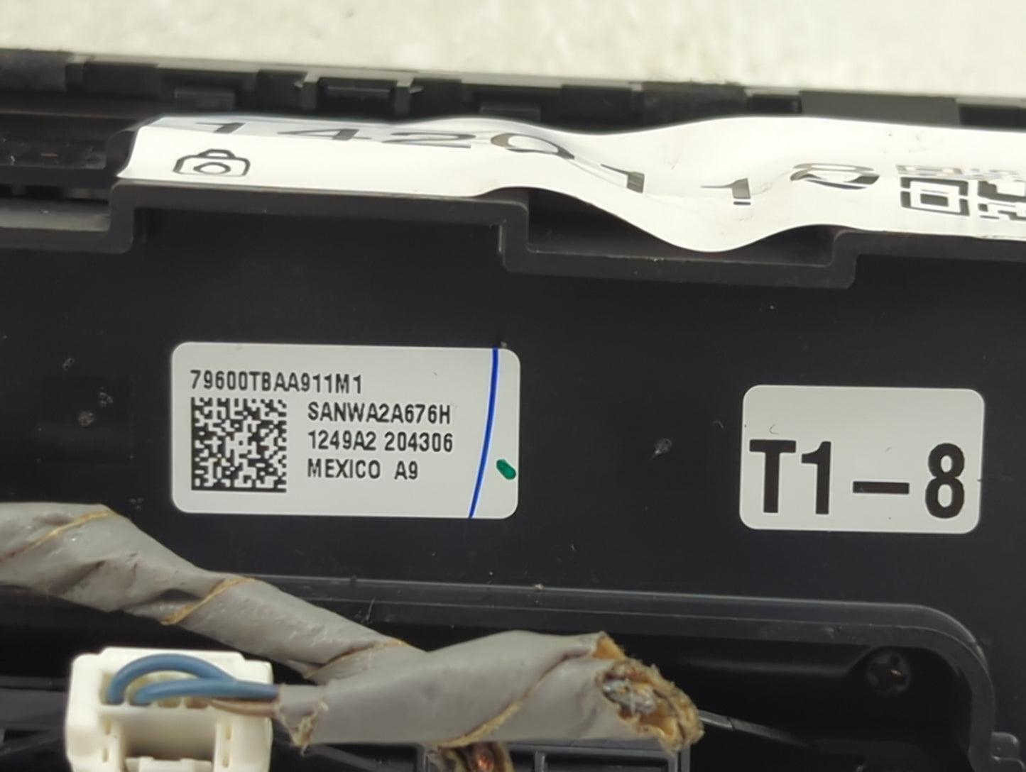 2019-2021 Honda Civic Climate Control Module Temperature AC/Heater Replacement P/N:79600TBAA911M1 Fits Fits 2019 2020 2021 O