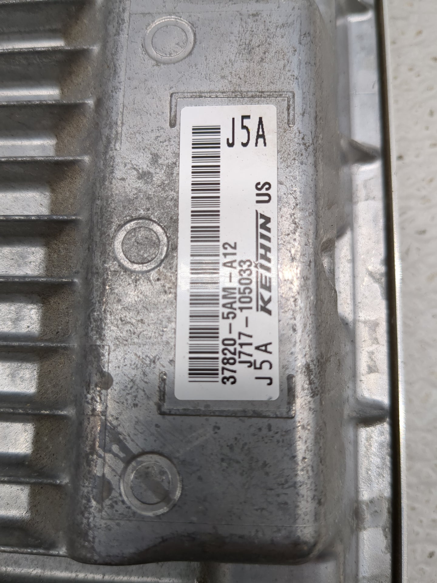 2019-2021 Honda Civic PCM Engine Control Computer ECU ECM PCU OEM P/N:37820-5AM-A12 Fits Fits 2019 2020 2021 OEM Used Auto P