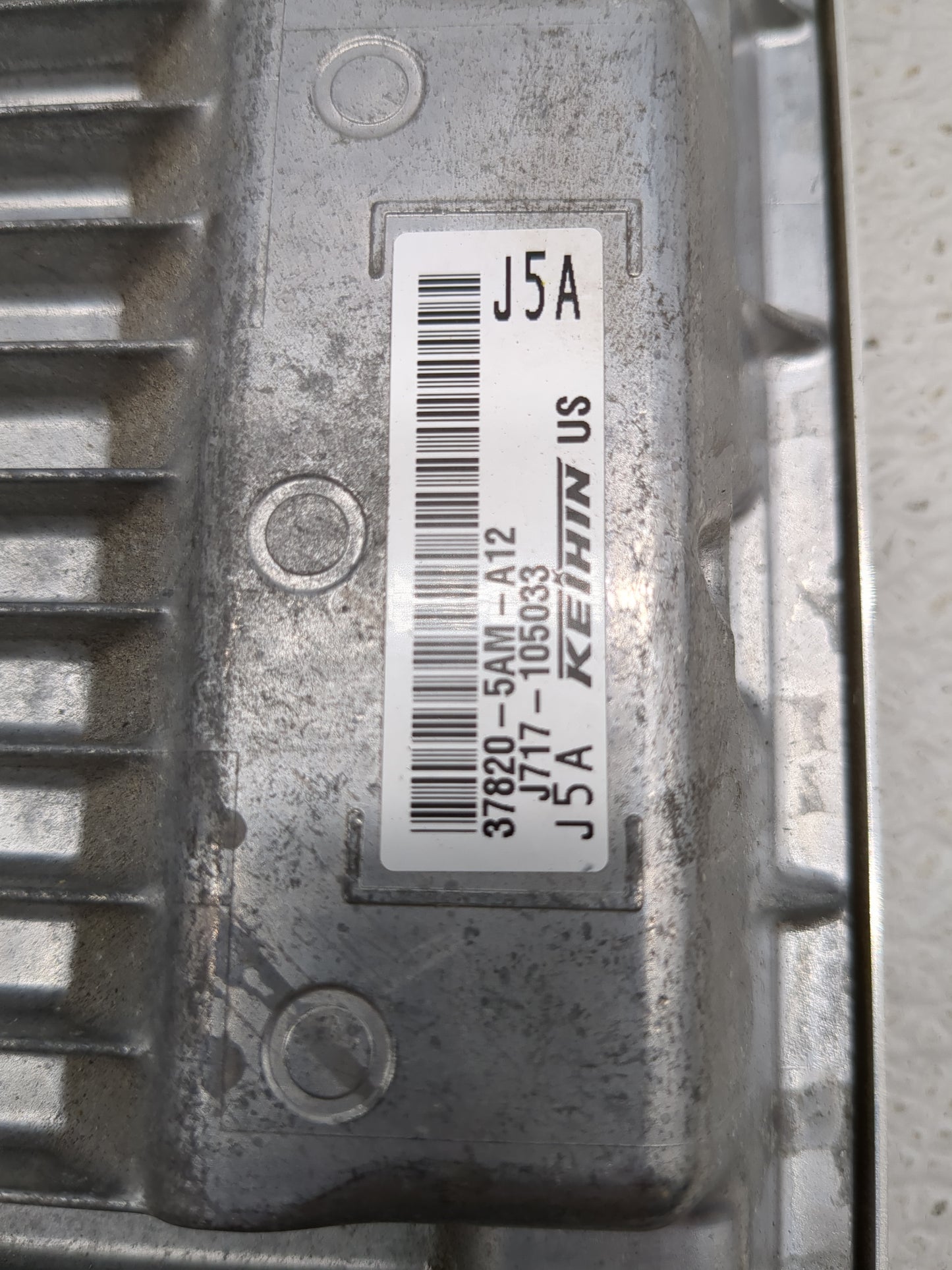 2019-2021 Honda Civic PCM Engine Control Computer ECU ECM PCU OEM P/N:37820-5AM-A12 Fits Fits 2019 2020 2021 OEM Used Auto P