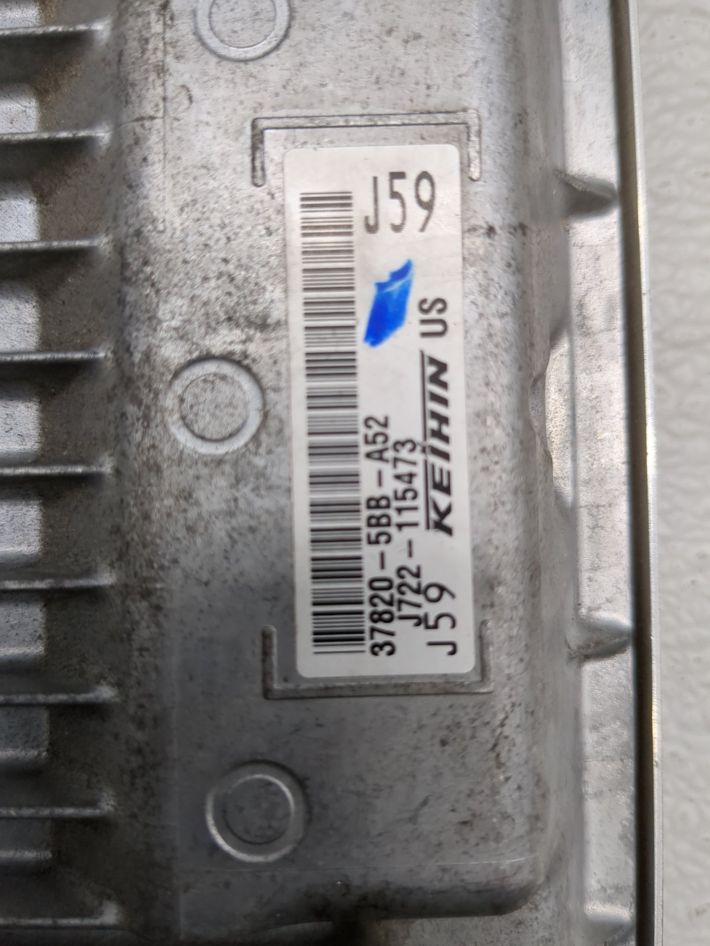 2019-2021 Honda Civic PCM Engine Control Computer ECU ECM PCU OEM P/N:37820-5BB-A52 Fits Fits 2019 2020 2021 OEM Used Auto P