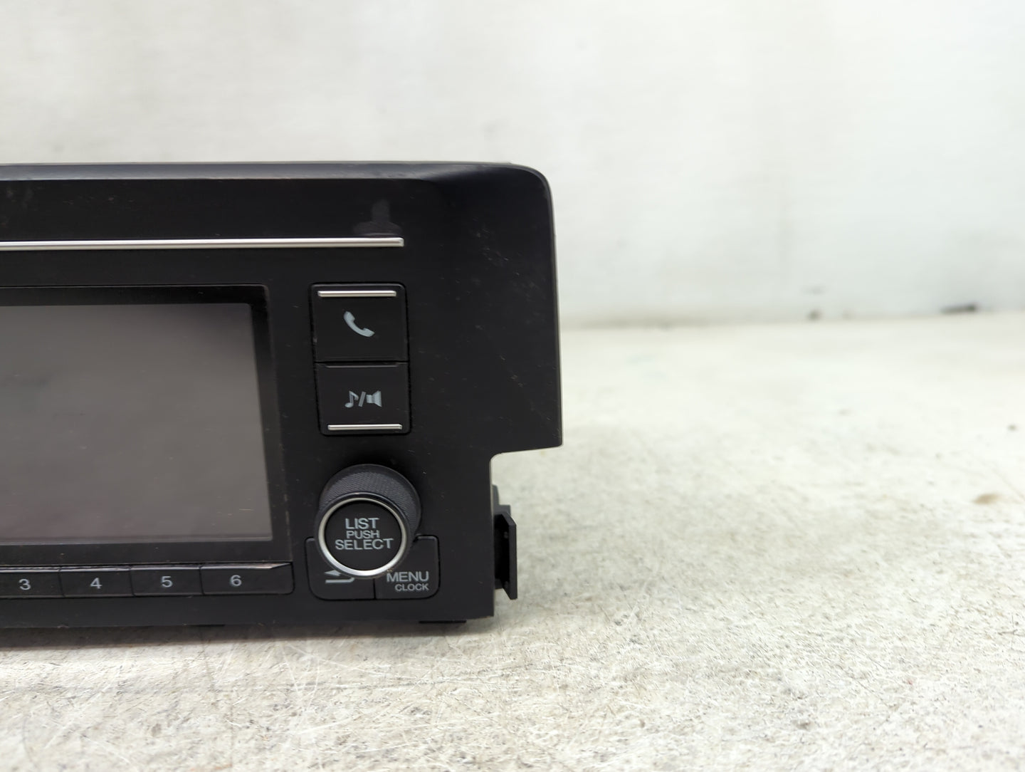 2019-2021 Honda Civic Radio AM FM Cd Player Receiver Replacement P/N:39100-TBA-A41 Fits Fits 2019 2020 2021 OEM Used Auto Pa
