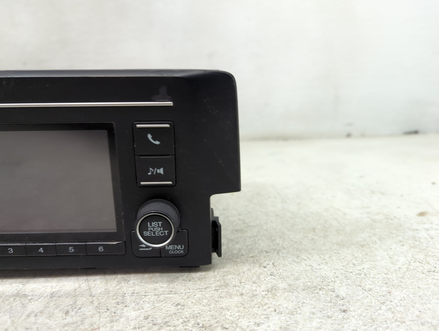 2019-2021 Honda Civic Radio AM FM Cd Player Receiver Replacement P/N:39100-TBA-A41 Fits Fits 2019 2020 2021 OEM Used Auto Pa