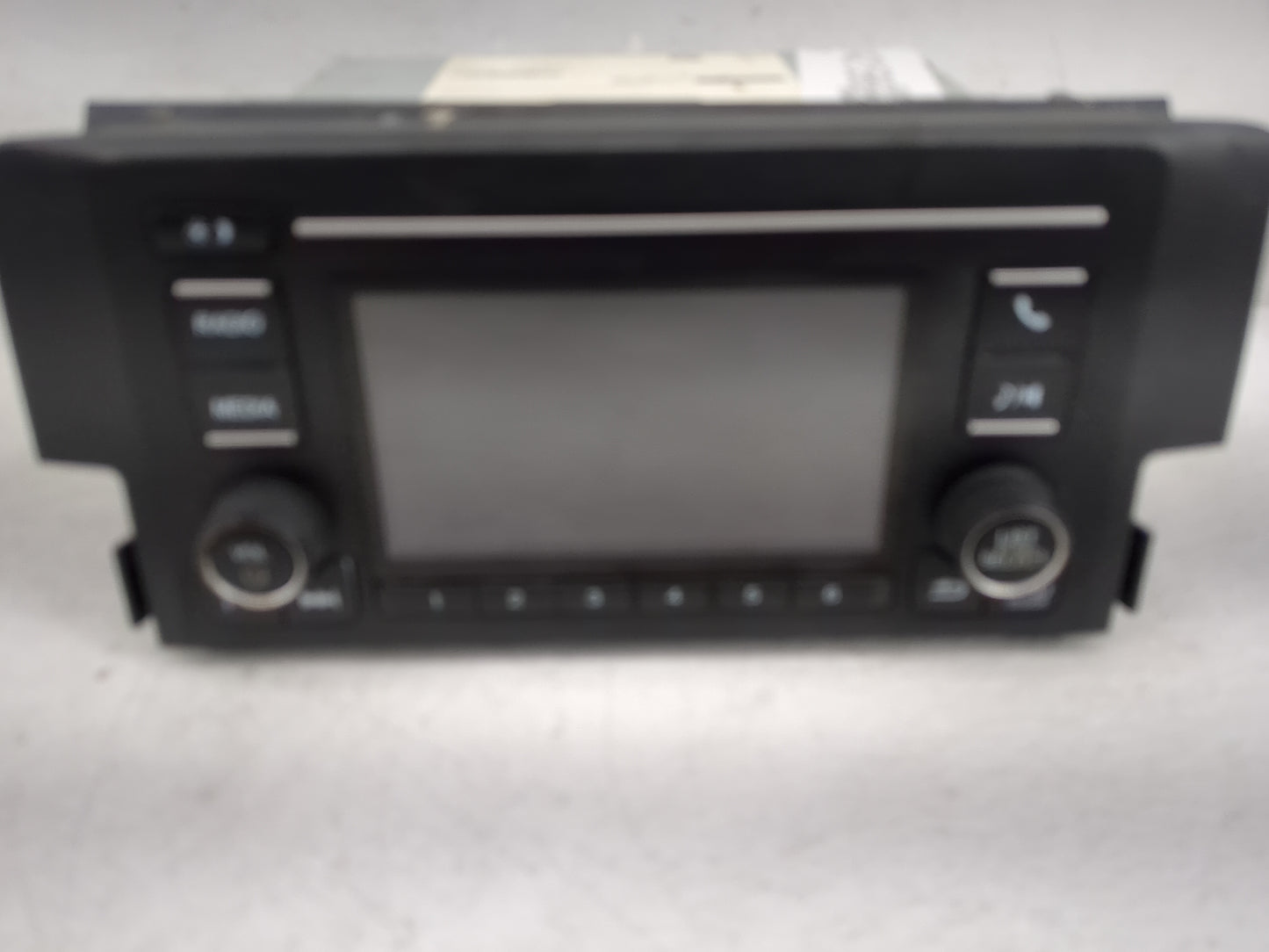 2019-2021 Honda Civic Radio AM FM Cd Player Receiver Replacement P/N:39100-TBA-A41 CV-RH18N0MX Fits Fits 2019 2020 2021 OEM 