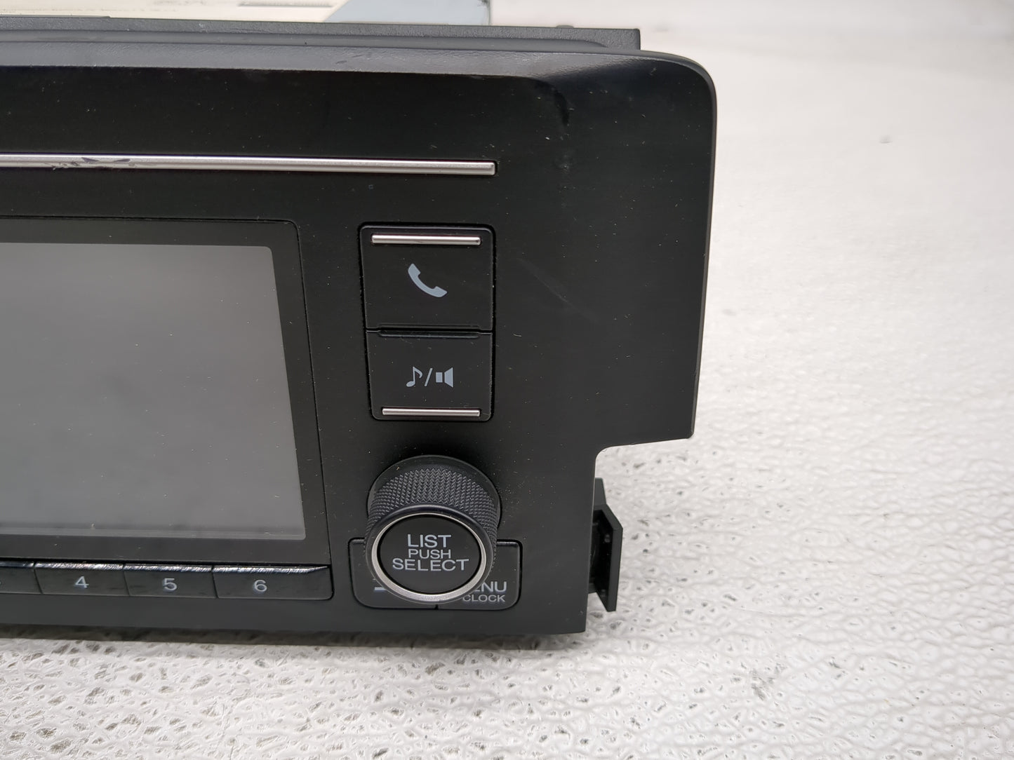 2019-2021 Honda Civic Radio AM FM Cd Player Receiver Replacement P/N:39100-TBA-A41 Fits Fits 2019 2020 2021 OEM Used Auto Pa
