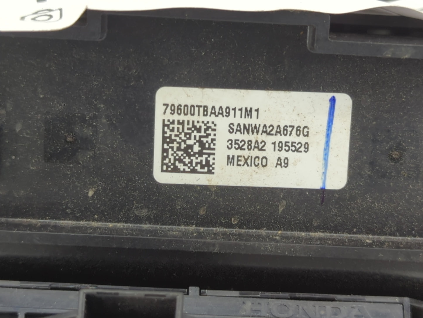 2019-2021 Honda Civic Climate Control Module Temperature AC/Heater Replacement P/N:79600TBAA911M1 Fits Fits 2019 2020 2021 O