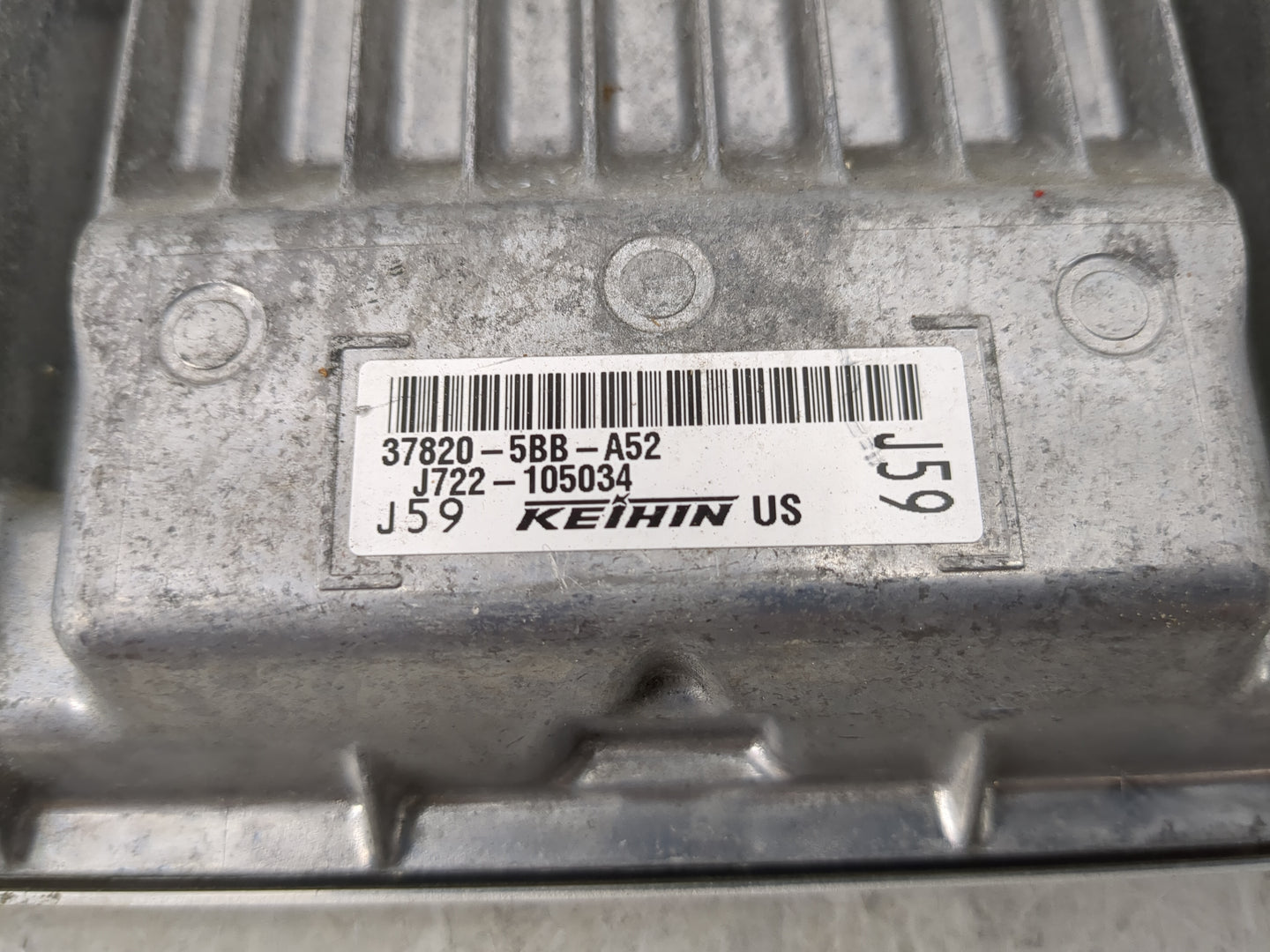 2019-2021 Honda Civic PCM Engine Control Computer ECU ECM PCU OEM P/N:37820-5BB-A52 Fits Fits 2019 2020 2021 OEM Used Auto P