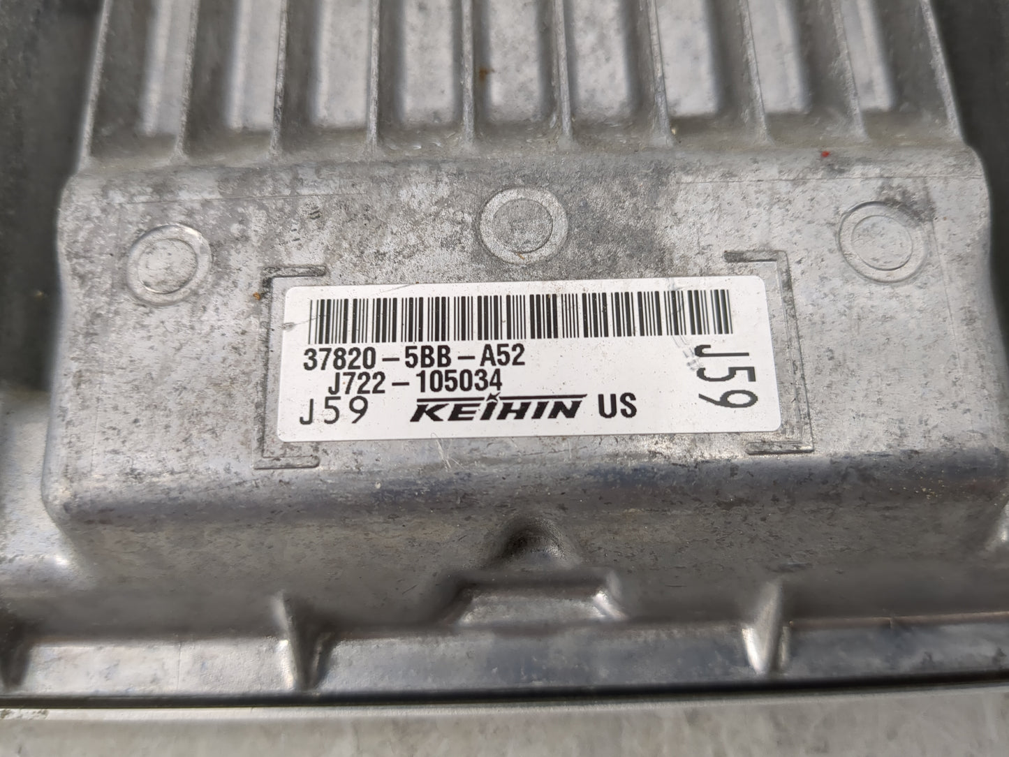 2019-2021 Honda Civic PCM Engine Control Computer ECU ECM PCU OEM P/N:37820-5BB-A52 Fits Fits 2019 2020 2021 OEM Used Auto P