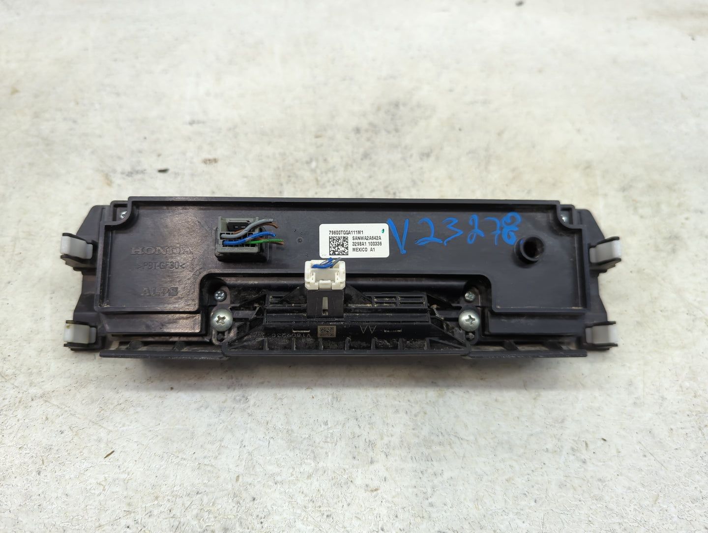 2017-2021 Honda Civic Climate Control Module Temperature AC/Heater Replacement P/N:79600TGGA111M1 SANWA2A642A Fits OEM Used 