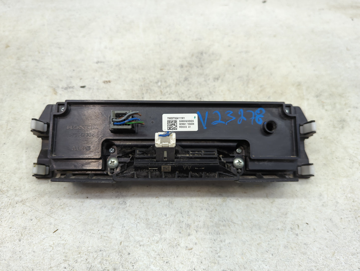 2017-2021 Honda Civic Climate Control Module Temperature AC/Heater Replacement P/N:79600TGGA111M1 SANWA2A642A Fits OEM Used 
