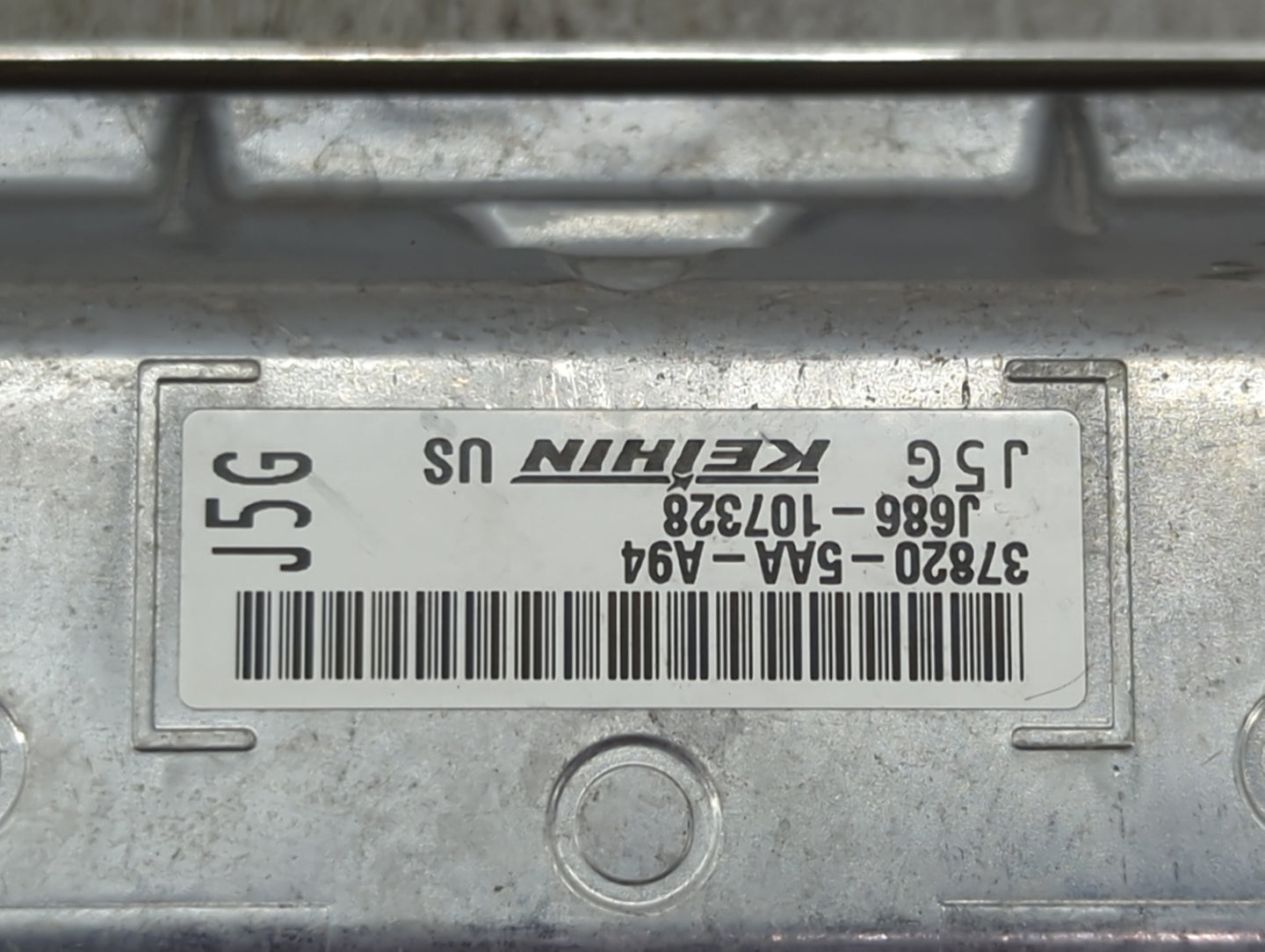 2019-2021 Honda Civic PCM Engine Control Computer ECU ECM PCU OEM P/N:37820-5AA-A94 J686-107328 Fits Fits 2019 2020 2021 OEM