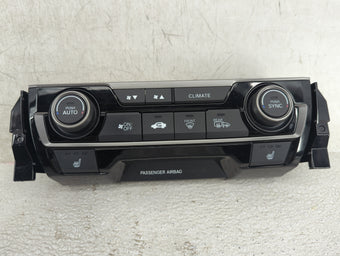 compare product 2019-2021 Honda Civic Climate Control Module Temperature AC/Heater Replacement P/N:79600TBAA911M1 SANWA2A723C Fits OEM Used Auto Parts