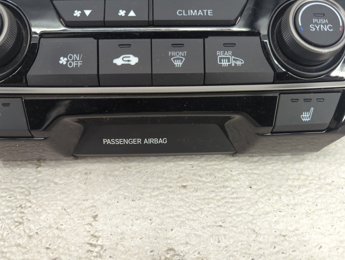 2019-2021 Honda Civic Climate Control Module Temperature AC/Heater Replacement P/N:79600TBAA911M1 SANWA2A723C Fits OEM Used 