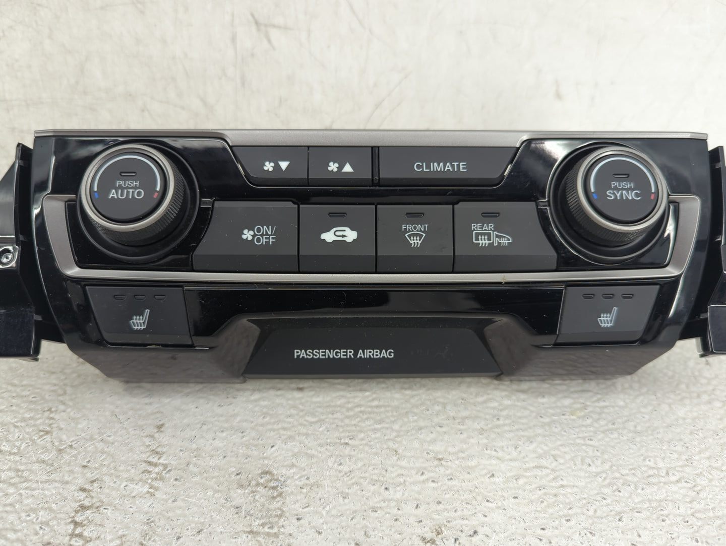 2019-2021 Honda Civic Climate Control Module Temperature AC/Heater Replacement P/N:79600TBAA911M1 SANWA2A747D Fits OEM Used 