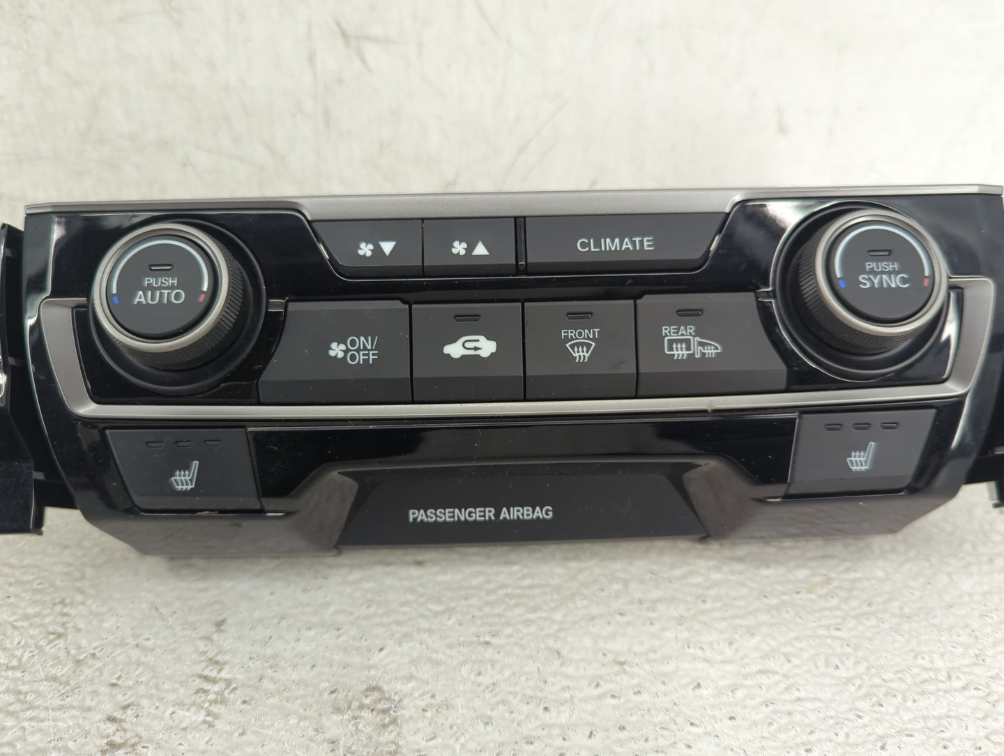 2019-2021 Honda Civic Climate Control Module Temperature AC/Heater Replacement P/N:79600TBAA911M1 SANWA2A747D Fits OEM Used 