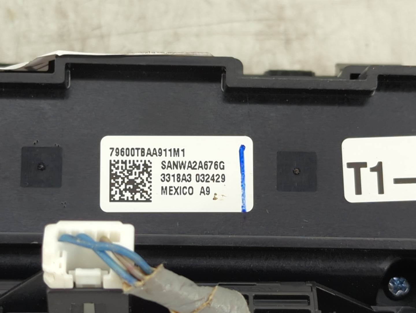 2019-2021 Honda Civic Climate Control Module Temperature AC/Heater Replacement P/N:79600TBAA911M1 Fits Fits 2019 2020 2021 O