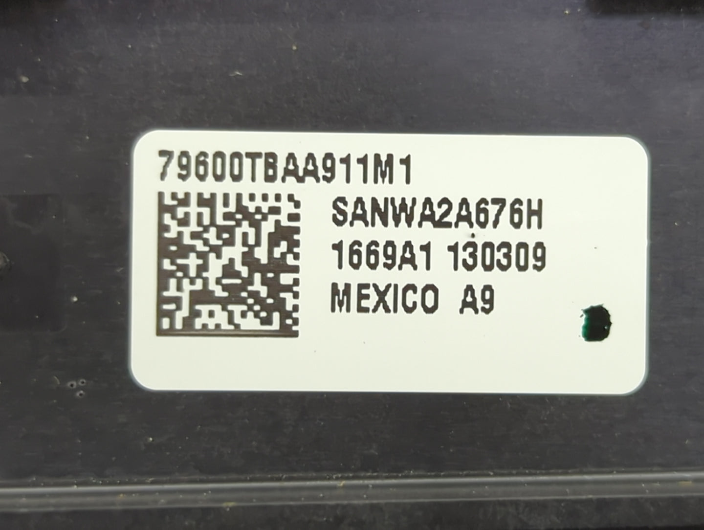 2019-2021 Honda Civic Climate Control Module Temperature AC/Heater Replacement P/N:79600TBAA911M1 Fits Fits 2019 2020 2021 O