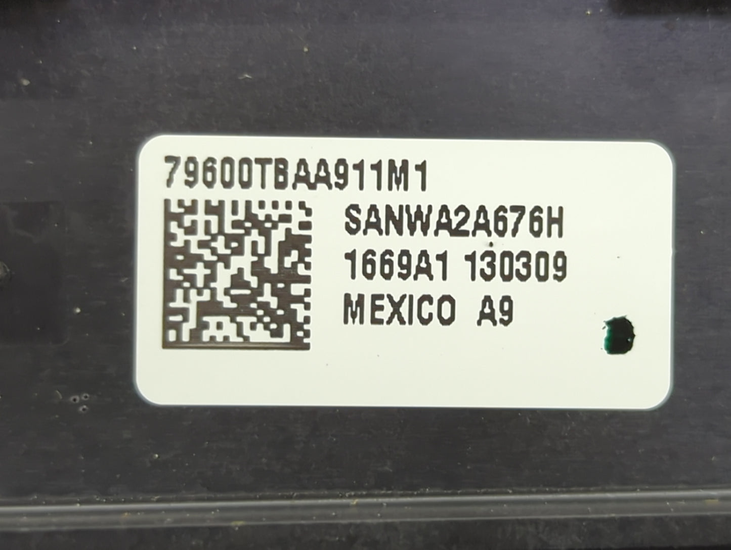 2019-2021 Honda Civic Climate Control Module Temperature AC/Heater Replacement P/N:79600TBAA911M1 Fits Fits 2019 2020 2021 O