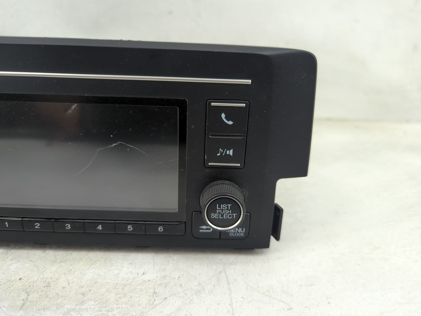 2019-2021 Honda Civic Radio AM FM Cd Player Receiver Replacement P/N:39100-TBA-A41 CV-RH18N0MX Fits Fits 2019 2020 2021 OEM 