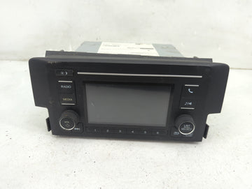 2019-2021 Honda Civic Radio AM FM Cd Player Receiver Replacement P/N:39100-TBA-A41 Fits Fits 2019 2020 2021 OEM Used Auto Pa