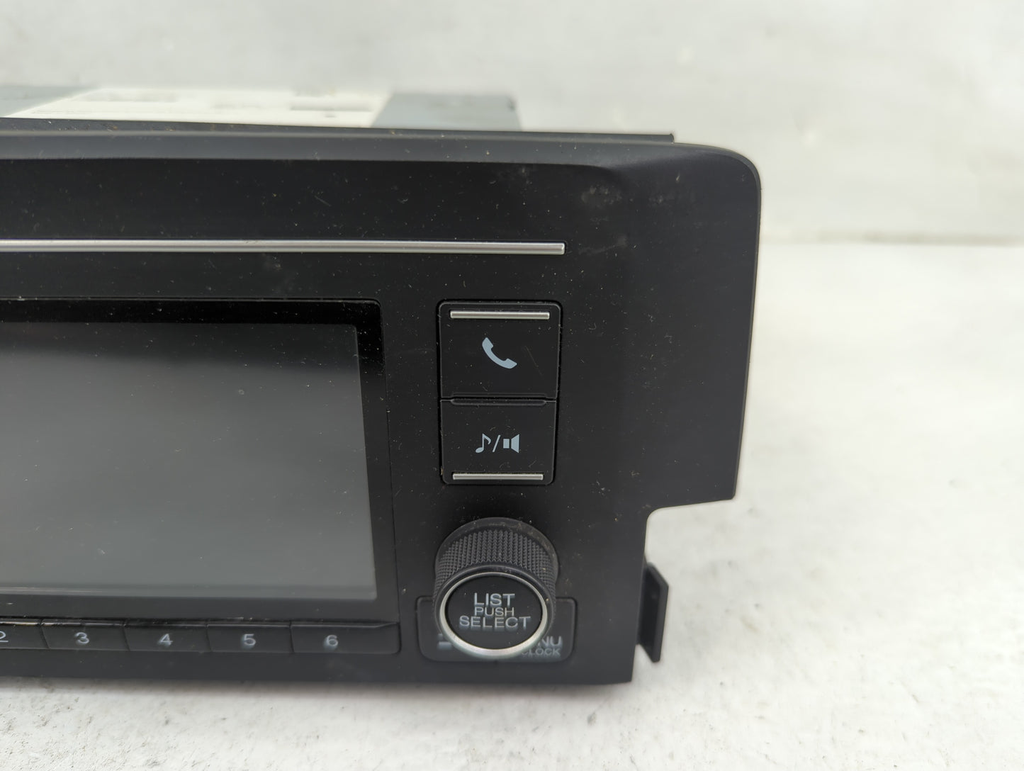 2019-2021 Honda Civic Radio AM FM Cd Player Receiver Replacement P/N:39100-TBA-A41 Fits Fits 2019 2020 2021 OEM Used Auto Pa