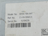 2019-2021 Honda Civic Radio AM FM Cd Player Receiver Replacement P/N:39100-TBA-A41 Fits Fits 2019 2020 2021 OEM Used Auto Pa